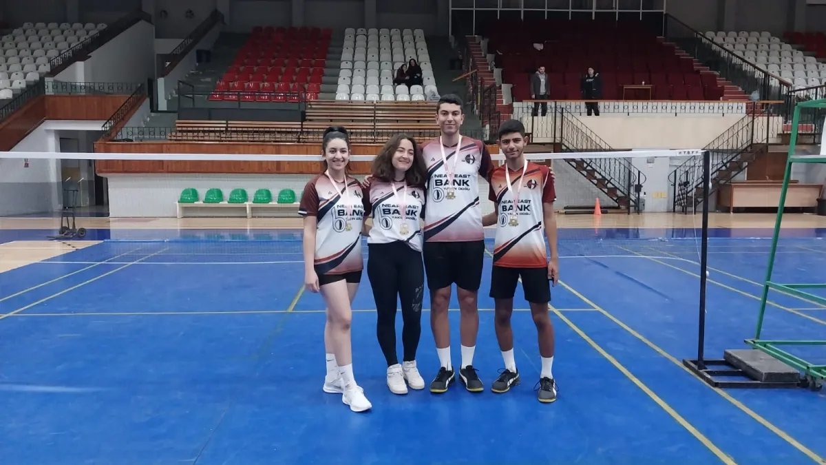 NEU Win the TRNC Universities Badminton Championship