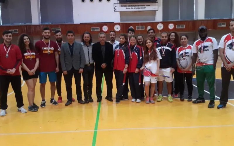 KKTC Üniversiteler Spor Oyunları Badminton Şampiyonası Yapıldı